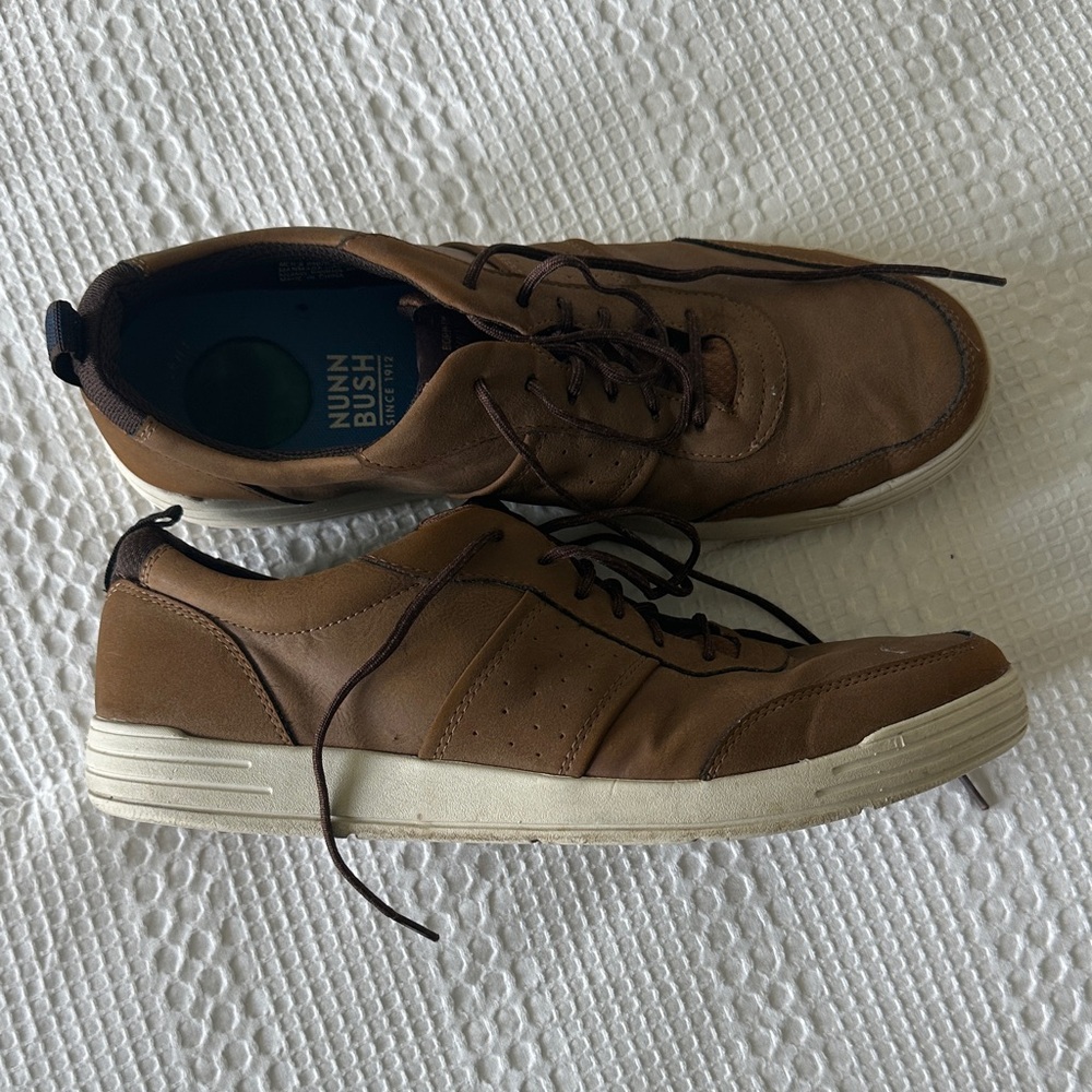 Nunn Bush Men's Brown Casual Sneakers